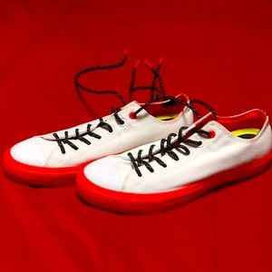 NWOT Converse All STAR! WHITE AND ORANGE